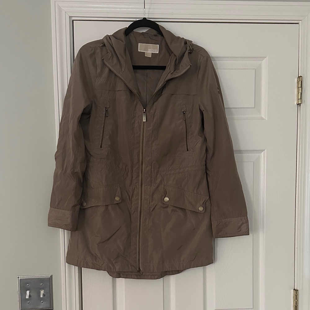 Michael Kors Lightweight Anorak Jacket with Hood